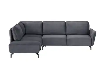 Twist Ecksofa Bella Dunkelgrau links