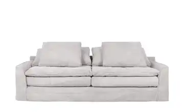 SOHO Sofa 3-sitzig Weiß Cordstoff