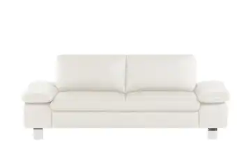 smart Sofa Finola Weiß Leder 3,5