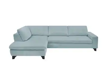 Kollektion Kraft Ecksofa Tamara Aquablau links ohne