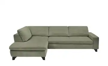 Kollektion Kraft Ecksofa Tamara Forest (Dunkelgrün) links ohne