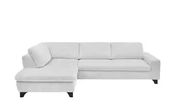 Kollektion Kraft Ecksofa Tamara Silver (Hellgrau) links ohne