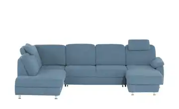 Kollektion Kraft Wohnlandschaft Oliver links Denimblau Erweiterte Funktion