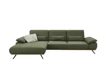 Kollektion Kraft Ecksofa Fiona Moosgrün links Erweiterte Funktion