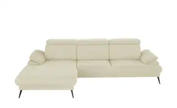 Twist Ecksofa Sicilia Wollweiß (Creme) links