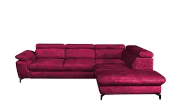 Twist Ecksofa Alegra rechts Erweiterte Funktion Bordeauxrot