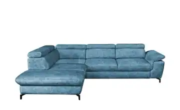 Twist Ecksofa Alegra links Erweiterte Funktion Aquablau