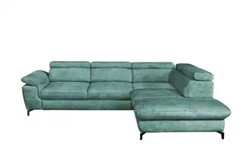 Twist Ecksofa Alegra rechts Grundfunktion Mintgrün