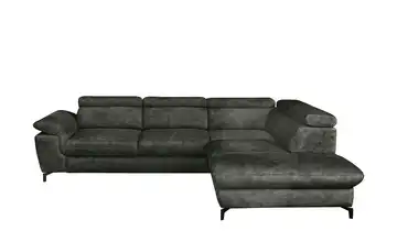 Twist Ecksofa Alegra rechts Grundfunktion Anthrazit