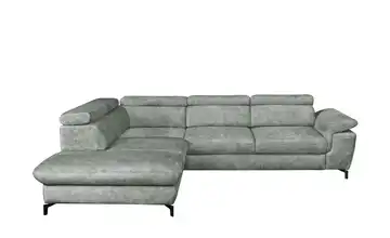 Twist Ecksofa Alegra links Grundfunktion Grau