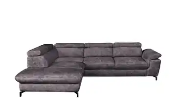 Twist Ecksofa Alegra links Grundfunktion Schlamm