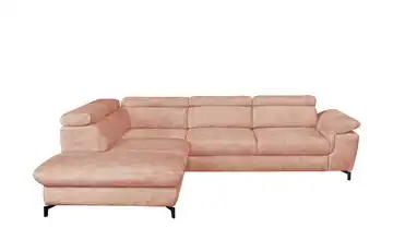 Twist Ecksofa Alegra links Grundfunktion Lachs