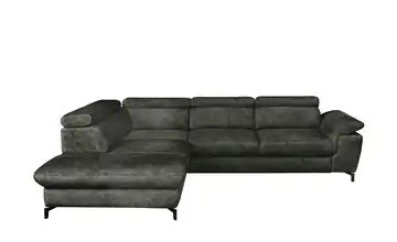 Twist Ecksofa Alegra links Grundfunktion Anthrazit