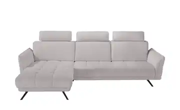 Kollektion Kraft Ecksofa Joel Silbergrau links Erweiterte Funktion