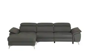 Primo Leder-Ecksofa Danae klein