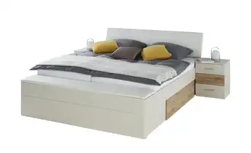 Bettanlage Beige, Eiche (Nachbildung)