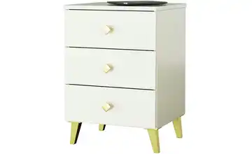  Nachttisch mit 3 Schubladen 