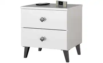  Nachttisch mit 2 Schubladen 