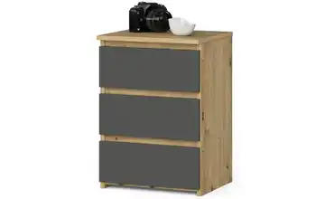  Nachttisch mit 3 Schubladen 