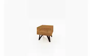 Nachttisch mit 1 Schub Wildeiche