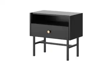 Selsey Nachtkommode mit schwarzem Kufengestell
