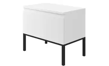 Selsey Nachtkommode mit Kufengestell Weiß