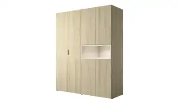 Drehtürenschrank mit Beleuchtung