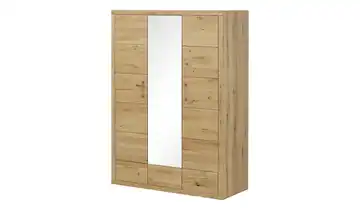 Kleiderschrank Wildeiche (Nachbildung), Wildeiche silberfarben