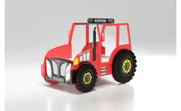 Autobett Traktor Rot