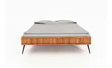 Massivholzbett ohne Kopfteil 80 cm Kernbuche 210 cm