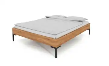 Massivholzbett ohne Kopfteil Wildeiche 180 cm 200 cm