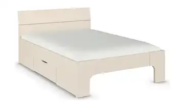  Stauraumbett in beige 