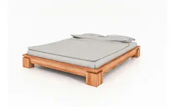 Massivholzbett ohne Kopfteil 218 cm 128 cm 120x210 cm Kernbuche