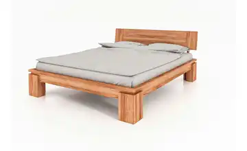 Massivholzbett hoch Kernbuche 190 cm 90 cm
