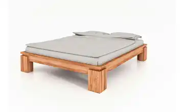 Massivholzbett ohne Kopfteil Kernbuche 140 cm 220 cm