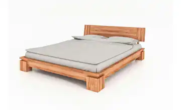Massivholzbett niedrig Kernbuche 190 cm 120 cm