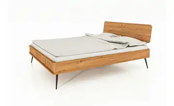 Massivholzbett 120 cm 200 cm Wildeiche