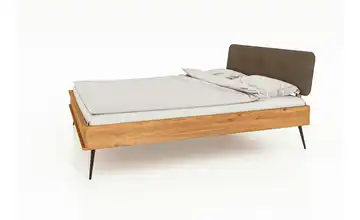 Massivholzbett Wildeiche 80 cm 210 cm