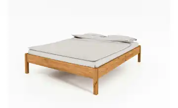 Massivholzbett ohne Kopfteil Wildeiche 180 cm 200 cm