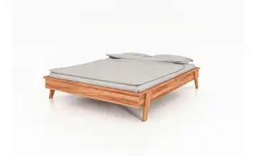 Massivholzbett ohne Kopfteil 227 cm 129 cm 120x210 cm Kernbuche