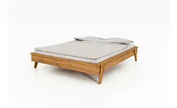 Massivholzbett ohne Kopfteil 227 cm 129 cm 120x210 cm Wildeiche