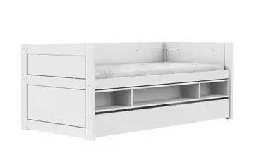 Lifetime Kojenbett mit Stauraum und Bettkasten Weiß