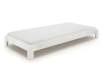 Stapelbett, Eiche, natur geölt Buche, Weiß