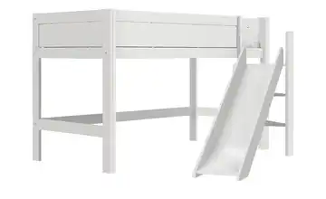 Lifetime Hochbett mit Rutsche Weiß