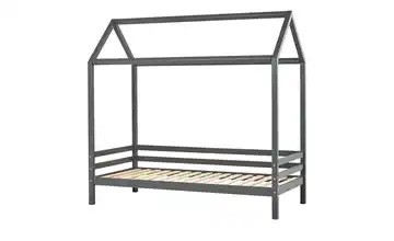 Hoppekids Bett Ohne Leiter 98 cm Grau