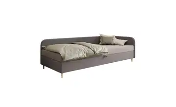 Polsterbett 75 cm 100x200 cm 105 cm Grau