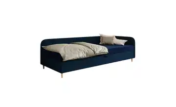 Polsterbett 65,5 cm 80x200 cm 85 cm Marineblau