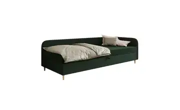 Polsterbett 65,5 cm 80x200 cm 85 cm Dunkelgrün