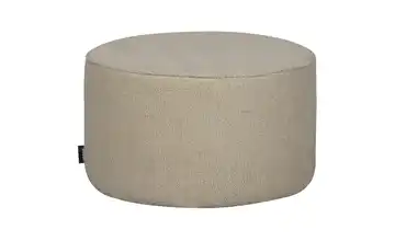 Sitzpouf Creme, Cremeweiß