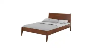 Massivholzbett Nussbaum140x200